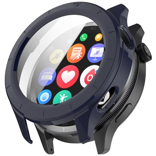 BAIDIYU Hülle Kompatibel mit Garmin Forerunner 970, PC + Gehärteter Film, Anti-Fall, Anti-Kratzer, Smartwatch Schutzhülle Kompatibel mitr Garmin Forerunner 970.(Tintenblau) von BAIDIYU