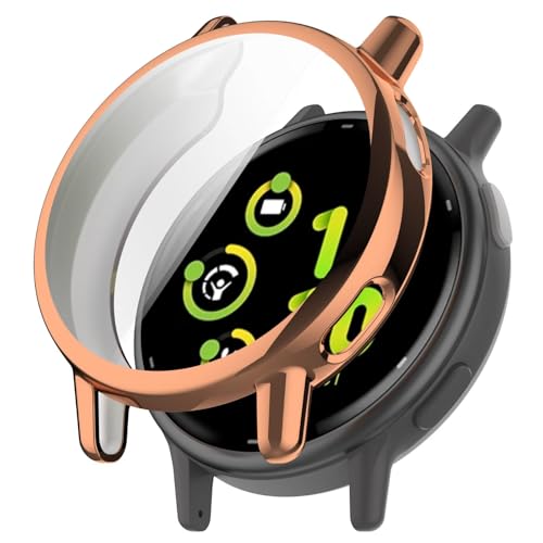 BAIDIYU Hülle Kompatibel mit Garmin Forerunner 970, Schlankes und Weiches TPU, Sturzsicher, Kratzfest, Smartwatch Schutzhülle Kompatibel mit Garmin Forerunner 970.(Roségold Galvanisieren) von BAIDIYU