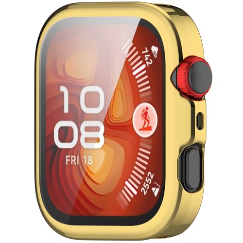 BAIDIYU Hülle Kompatibel mit Huawei Watch Fit 4 Pro, Schlankes und Weiches TPU, Sturzsicher, Kratzfest, Smartwatch Schutzhülle Kompatibel mit Huawei Watch Fit 4 Pro.(Gold) von BAIDIYU