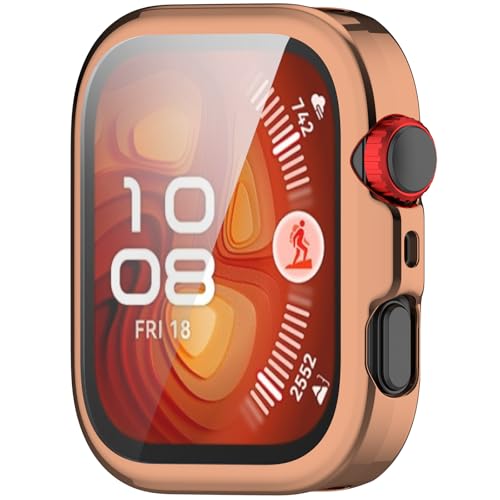 BAIDIYU Hülle Kompatibel mit Huawei Watch Fit 4 Pro, Schlankes und Weiches TPU, Sturzsicher, Kratzfest, Smartwatch Schutzhülle Kompatibel mit Huawei Watch Fit 4 Pro.(Roségold) von BAIDIYU