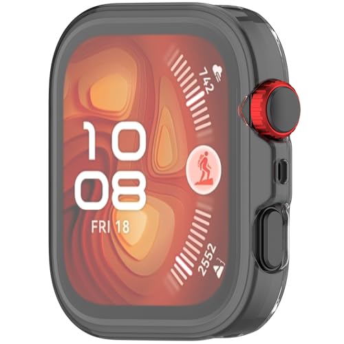 BAIDIYU Hülle Kompatibel mit Huawei Watch Fit 4 Pro, Schlankes und Weiches TPU, Sturzsicher, Kratzfest, Smartwatch Schutzhülle Kompatibel mit Huawei Watch Fit 4 Pro.(Transparentes Weiß) von BAIDIYU