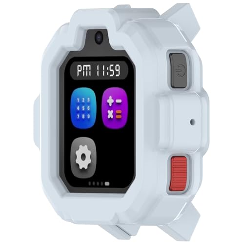 BAIDIYU Hülle Kompatibel mit TickTalk 5,Harter PC, Ultradünn, Sturzsicher, Kratzfest, Smartwatch Schutzhülle Kompatibel mit TickTalk 5.(Hellgrau) von BAIDIYU