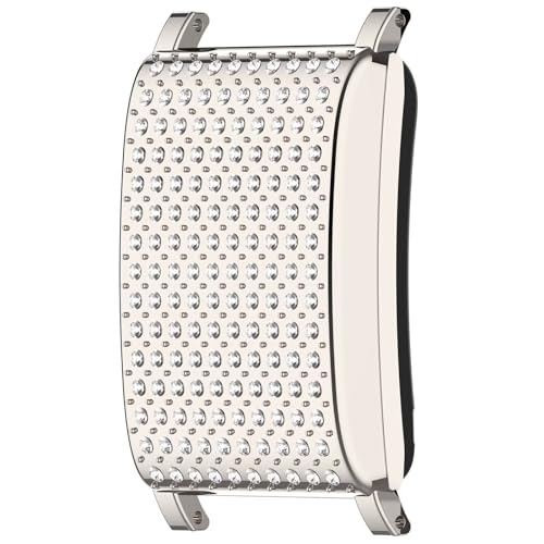 BAIDIYU Hülle Kompatibel mit Whoop 4.0,Harter PC + Mit Diamant, Sturzsicher, Kratzfest, Smartwatch Schutzhülle Kompatibel mit Whoop 4.0.(Mattiertes Sternenlicht) von BAIDIYU