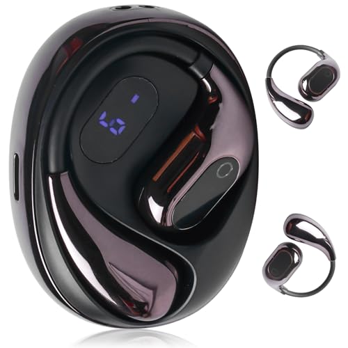 Übersetzer Kopfhörer, 2025 Neu Sprachübersetzer Ai Kopfhörer Übersetzer, Übersetzungskopfhörer 138 Sprachen Hängendes Ohr Translation Earbuds, Übersetzung Kopfhörer (Schwarz) von BAIFULAI