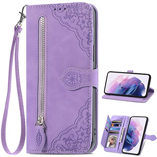 BAILI Handyhülle für Cubot Note 20 Pro Hülle, Reißverschluss Tasche Flip Handytasche für Cubot Note 20 Pro Case von BAILI