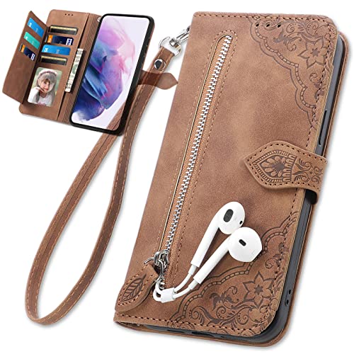 BAILI Handyhülle für Redmi K20/Redmi K20 Pro Hülle, Reißverschluss Tasche Flip Handytasche für Redmi K20/Redmi K20 Pro Case von BAILI