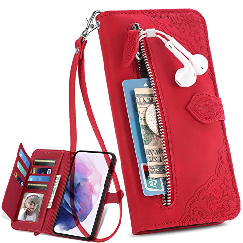 BAILI Handyhülle für Vivo Y72 5G Hülle, Reißverschluss Tasche Flip Handytasche für Vivo Y72 5G Case BAILI Handyhülle für Vivo Y72 5G Hülle, Reißverschluss Tasche Flip Handytasche für Vivo Y72 5G Case von BAILI