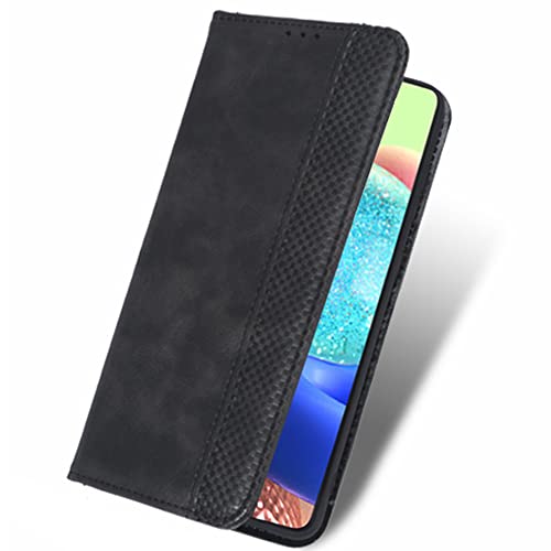 BAILI Lederhülle für Xiaomi 12T Hülle, Flip Case Schutzhülle Handy mit Kartenfach Stand, Tasche Cover Etui Handyhülle für Xiaomi 12T, Schwarz von BAILI