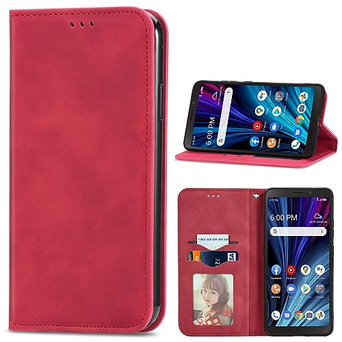 BAILI Weichem Seidig Hülle für vivo V29 5G, Kartenhalter, Ständer Case Etui Handyhülle für vivo V29 5G-03 von BAILI