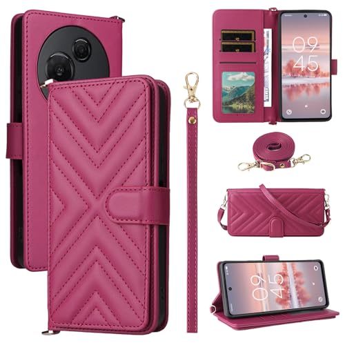 BAILI für TCL 60 NxtPaper/626 Handyhülle, Flip Wallet Case mit 6 Kartenfächern Handgelenkschlaufe Abdeckung für TCL 60 NxtPaper/626-Rot BAILI für TCL 60 NxtPaper/626 Handyhülle, Flip Wallet Case mit 6 Kartenfächern Handgelenkschlaufe Abdeckung für TCL 60 NxtPaper/626-Rot von BAILI