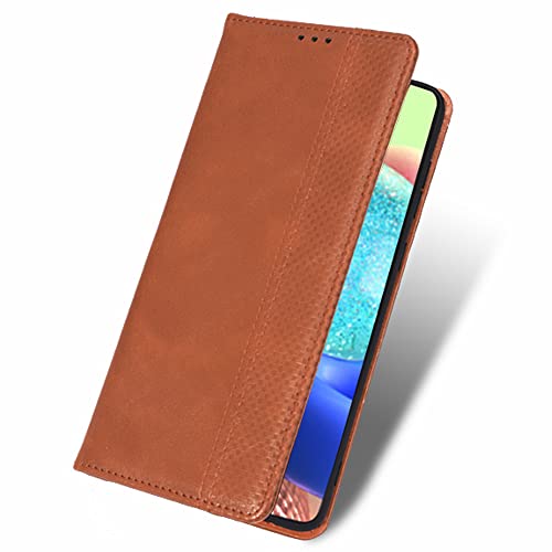 Lederhülle für Umidigi F3 4G/5G Hülle, Flip Case Schutzhülle Handy mit Kartenfach Stand, Tasche Cover Etui Handyhülle für Umidigi F3 4G/5G, Brown von BAILI