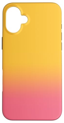 Gradient Pastell Ombre Gelb Rot Hülle für iPhone 16 Plus von BAINAI