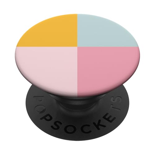 Pastell Muster geometrisch PopSockets Klebender PopGrip von BAINAI
