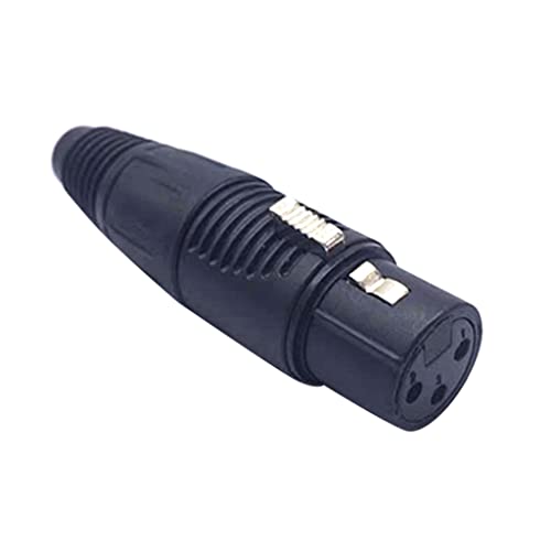 BAIRU 3-poliger XLR-Stecker/Buchse, 35-poliger Stecker, elektrischer Adapter-Stecker, für Audio-Kabel, verschleißfest, XLR-3-poliger Stecker BAIRU 3-poliger XLR-Stecker/Buchse, 35-poliger Stecker, elektrischer Adapter-Stecker, für Audio-Kabel, verschleißfest, XLR-3-poliger Stecker von BAIRU
