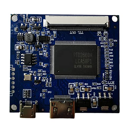 BAIRU Hochkompatible LCD-TTL-Treiber-Controller-Karte Mini HDMI-kompatibel 50Pin für 7300101463 1024x600 TFT LCD-Bildschirm Controller-Board von BAIRU