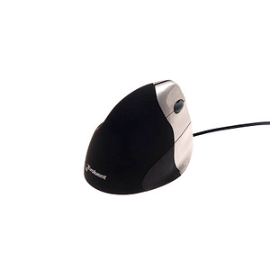 BAKKER ELKHUIZEN Maus ergonomisch kabelgebunden schwarz, silber von BAKKER ELKHUIZEN