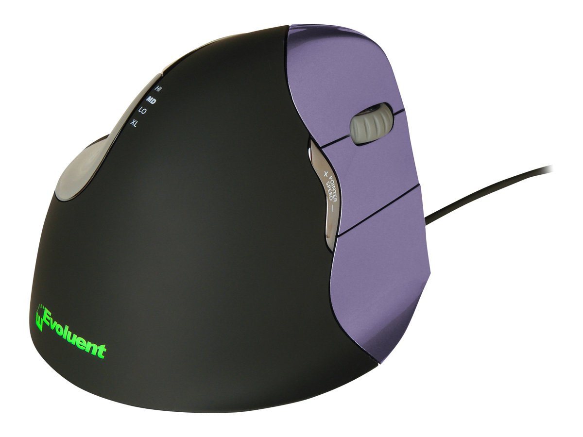 BAKKERELKHUIZEN BAKKERELKHUIZEN Evoluent VerticalMouse 4 Small, für Rechtshänder, USB, Maus von BAKKERELKHUIZEN