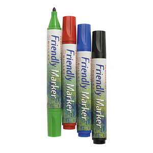 BALLOGRAF® Friendly Fine Permanentmarker-Set farbsortiert 1,5 - 3,0 mm, 4 St. von BALLOGRAF®