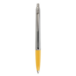 BALLOGRAF® Kugelschreiber Epoca Chrome gelb Schreibfarbe blau, 1 St. von BALLOGRAF®