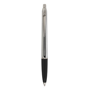 BALLOGRAF® Kugelschreiber Epoca Chrome schwarz Schreibfarbe blau, 1 St. von BALLOGRAF®