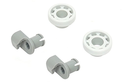 Set von 2 Premium Qualität Oberer Korb Rollen für Neff s4142 N1gb/14 Geschirrspüler von BAM Direct