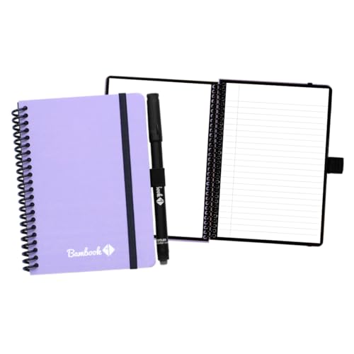 BAMBOOK Colourful Notebook - Lilac - A6 - Blank & lined von BAMBOOK