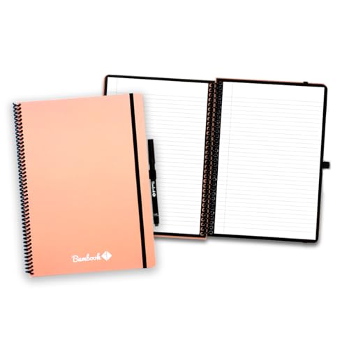 BAMBOOK Colourful Notebook - Pink - A4 - Lined von BAMBOOK