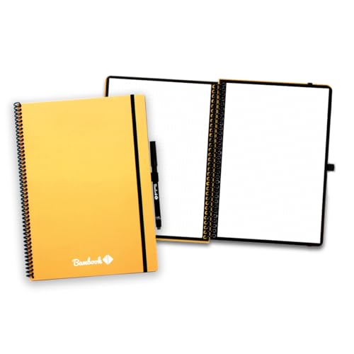BAMBOOK Colourful Notebook - Yellow - A4 - Dotted von BAMBOOK