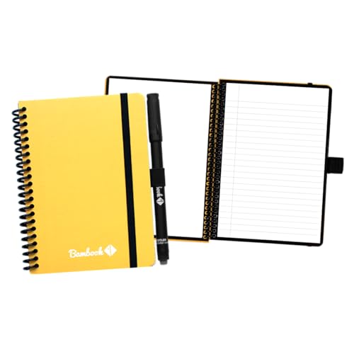 BAMBOOK Colourful Notebook - Yellow - A6 - Blank & lined von BAMBOOK