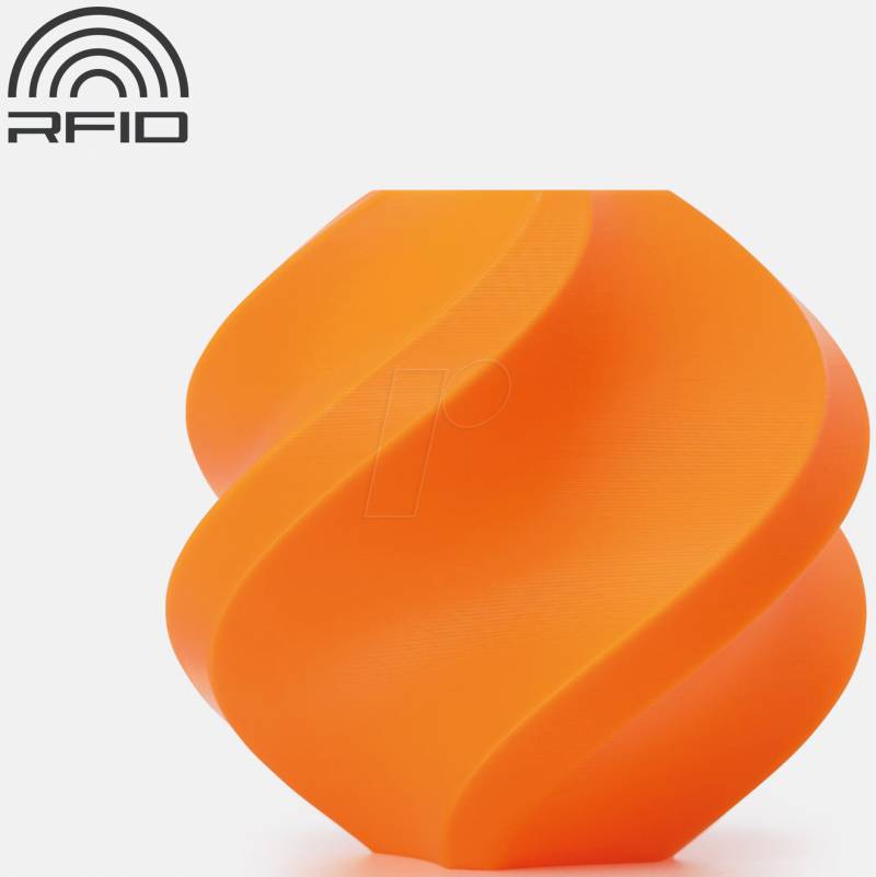 BL A00-A1-SPL - Filament, PLA Basic, Kürbis-Orange, 1,75 mm, 1 kg von BAMBU LAB