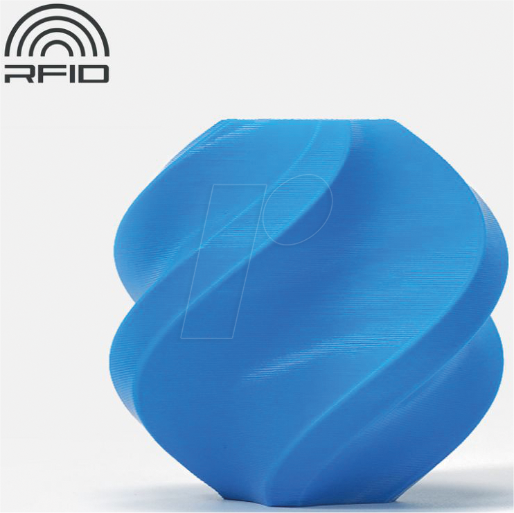 BL A00-B8-SPLFR - Filament, PLA Basic, Refill, Cyan, 1,75 mm, 1 kg von BAMBU LAB