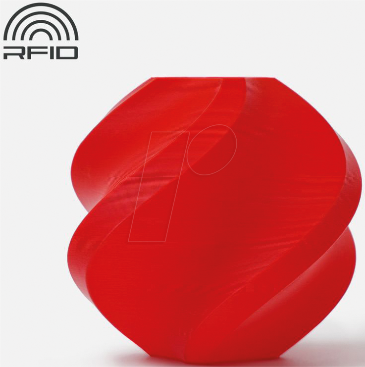 BL A00-R0-SPLFR - Filament, PLA Basic, Refill, Rot, 1,75 mm, 1 kg von BAMBU LAB