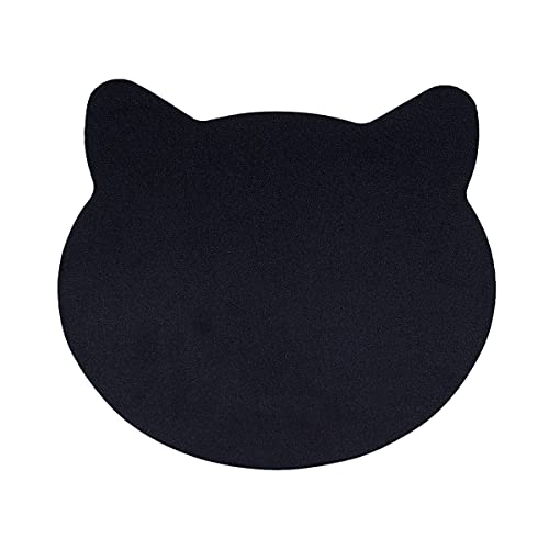 Mauspad Katzenmotiv, Mousepad Schreibtischzubehör Nette Office Gaming Laptop Mausmatte Schwarz Mauspad Katzenmotiv, Mousepad Schreibtischzubehör Nette Office Gaming Laptop Mausmatte Schwarz von BAMINX