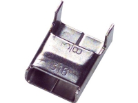 BAND-IT COMPANY Clips rustfri 316SS 1/2 (12,7 mm) AE452Für beschichtete Kabelbånd AE444 - (100 stk.) von BAND-IT COMPANY
