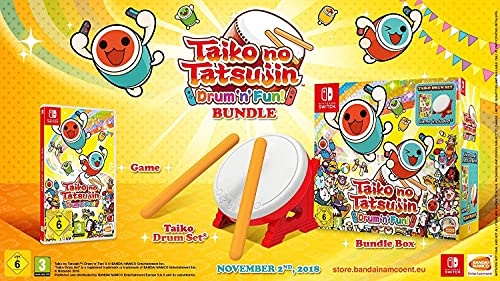 Taiko no Tatsujin: Drum ‚n‘ Fun! - Bundle inkl. Trommel - (exklusiv bei Amazon.de) von Bandai Namco Entertainment Germany