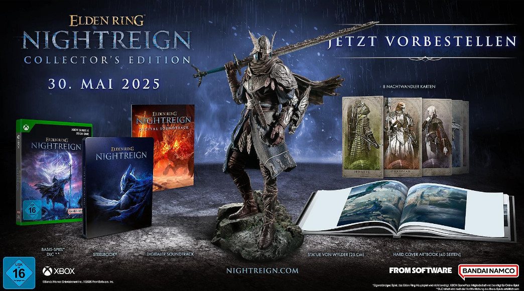 Elden Ring Nightreign - Collector's Edition Xbox Series X Elden Ring Nightreign - Collector's Edition Xbox Series X von BANDAI NAMCO