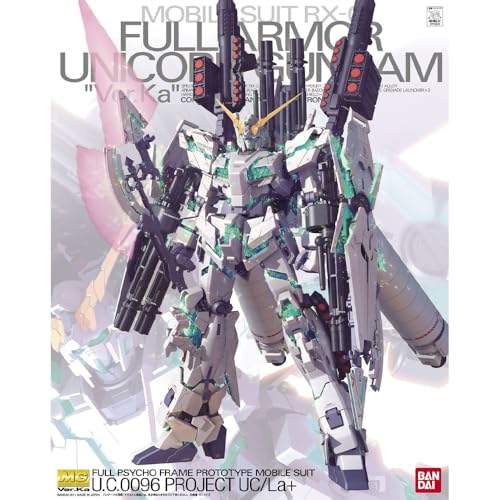 BANDAI SPIRITS Gundam MG 1/100 RX-0 Full Armor Unicorn Ver.Ka Modellbausatz 18 cm BANDAI SPIRITS Gundam MG 1/100 RX-0 Full Armor Unicorn Ver.Ka Modellbausatz 18 cm von BANDAI SPIRITS