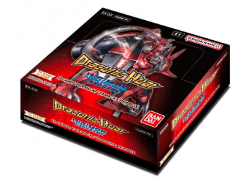 BANDAI DIGIMON CARD GAME Booster - Draconic Roar (EX-03) (Einzelartikel) Sammelkarten von BANDAI