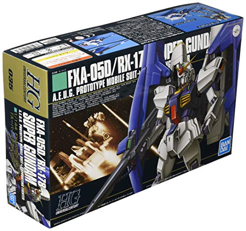 BANDAI SPIRITS HGUC 1/144 FXA-05D/RX178 SUPER GUNDAM - Gundam-Modellbausatz, 8+ Jahre, Nicht zusammenklappbar BANDAI SPIRITS HGUC 1/144 FXA-05D/RX178 SUPER GUNDAM - Gundam-Modellbausatz, 8+ Jahre, Nicht zusammenklappbar von BANDAI SPIRITS