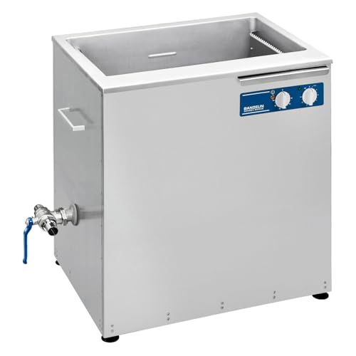 Bandelin Sonorex Technik RM 112 U Edelstahl 1.4404 Ultraschallbad mit Überlauftasche und Griffe, 400V, 50/60Hz, 40kHz Ultraschall-Frequenz, 145L Inhalt, 780mm Länge, 610mm Breite, 800mm Höhe Bandelin Sonorex Technik RM 112 U Edelstahl 1.4404 Ultraschallbad mit Überlauftasche und Griffe, 400V, 50/60Hz, 40kHz Ultraschall-Frequenz, 145L Inhalt, 780mm Länge, 610mm Breite, 800mm Höhe von BANDELIN