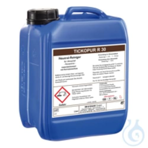 Bandelin Tickopur R 30 Neutral-Reiniger Konzentrat für Ultraschallreinigung, 5L Volumen Bandelin Tickopur R 30 Neutral-Reiniger Konzentrat für Ultraschallreinigung, 5L Volumen von BANDELIN