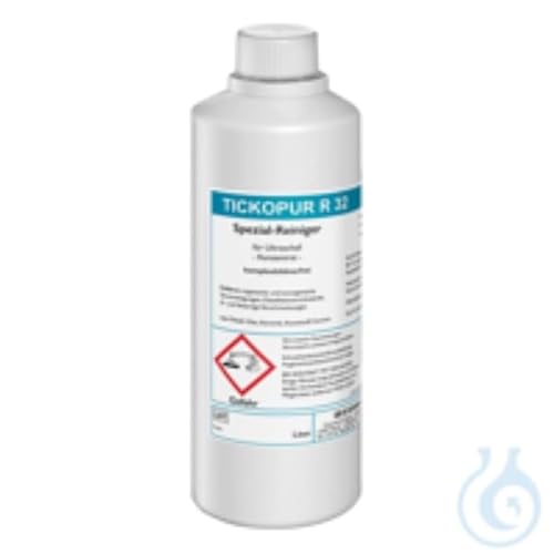 Bandelin Tickopur R 32 Komplexbildner Freier Reiniger Konzentrat für Ultraschallreinigung, 1L Volumen Bandelin Tickopur R 32 Komplexbildner Freier Reiniger Konzentrat für Ultraschallreinigung, 1L Volumen von BANDELIN