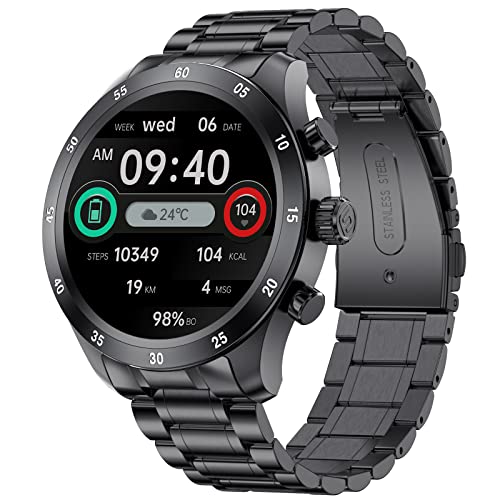 BANGWEI Smartwatch Herren,1,32" Smart Watch für iOS/Android,IP68 Wasserdicht,Fitnessuhr mit 110+ Sports,Sportuhr,Bluetooth-Anrufe,Herzfrequenz-/Schlaftracking,Schwarz BANGWEI Smartwatch Herren,1,32" Smart Watch für iOS/Android,IP68 Wasserdicht,Fitnessuhr mit 110+ Sports,Sportuhr,Bluetooth-Anrufe,Herzfrequenz-/Schlaftracking,Schwarz von BANGWEI