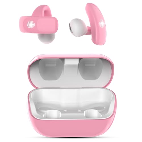 BANIGIPA Kinder True Wireless Earbuds, Open-Ear Kopfhörer mit Mikrofon zum Schutz des Gehörs für das Lernen, Musik und klare Anrufe, Touch-Steuerung Earbuds mit Ladeetui von BANIGIPA