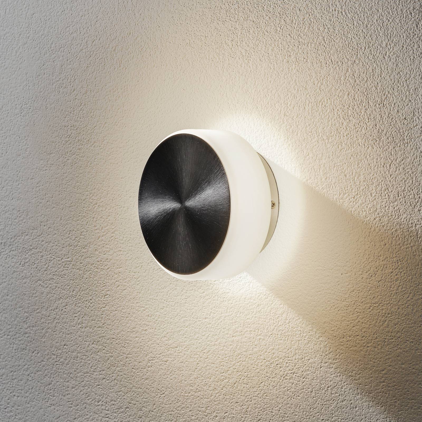 BANKAMP Button LED-Wandleuchte 15,5cm alu BANKAMP Button LED-Wandleuchte 15,5cm alu von BANKAMP