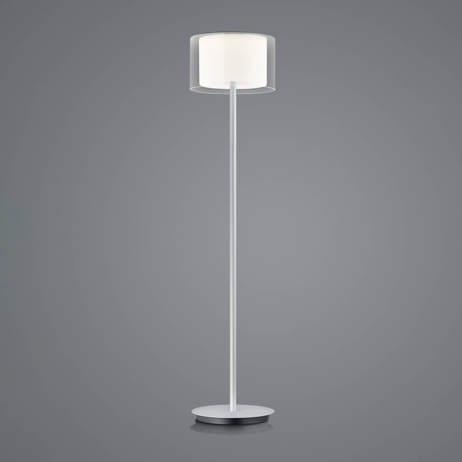 BANKAMP Grand Clear LED-Stehleuchte, klar/weiß/aluminium BANKAMP Grand Clear LED-Stehleuchte, klar/weiß/aluminium von BANKAMP