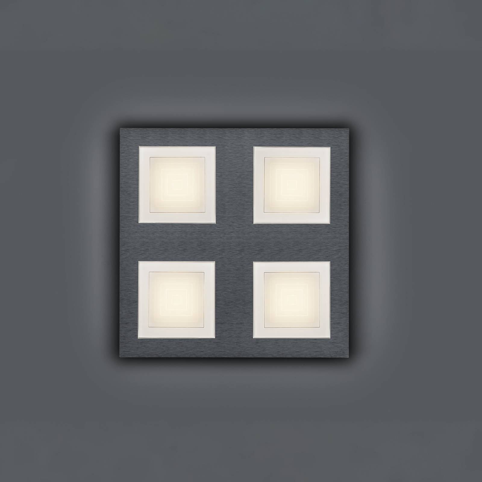 BANKAMP Ino LED-Deckenleuchte 4-flammig anthrazit BANKAMP Ino LED-Deckenleuchte 4-flammig anthrazit von BANKAMP
