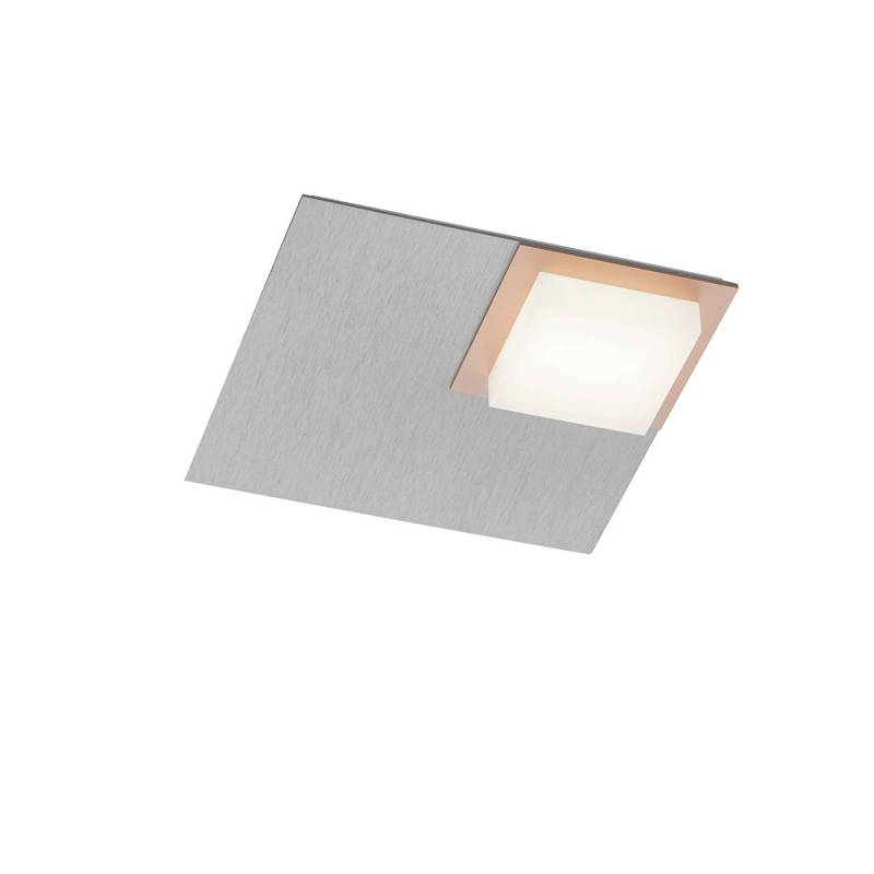 BANKAMP Quadro LED-Deckenleuchte 8W silber von BANKAMP