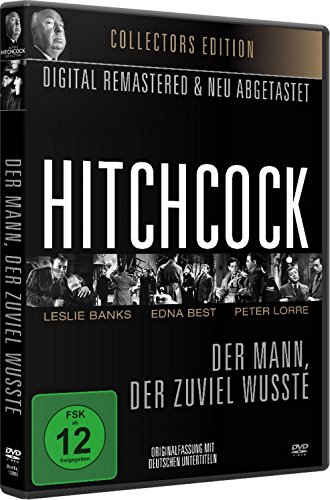Alfred Hitchcock: Der Mann, der zuviel wußte - OmU (1934) [DVD] von BANKS,LESLIE/BEST,EDNA