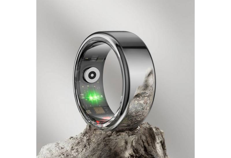 BANLVS Smart Ring für Herren und Damen Smartwatch (Gesundheits Tracker Ring) mehrere Sportmodi, IP68 Wasserdicht Smartringe, Beste Geschenk, Fitness- und Wellness-Tracker, für iOS & Android, mit Herzfrequenz, SpO2, Menstruationszyklus, Schlafüberwachung von BANLVS